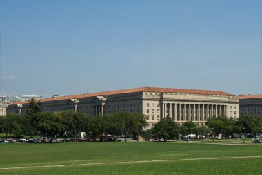 Exterior Department of Commerce Building, Washington DC Mall, US clipart