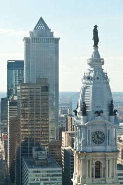 William Penn Statue City Hall Philadelphia PA clipart