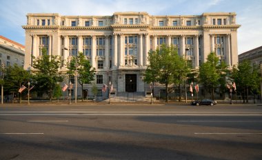 Beaux Arts Wilson Building City Hall Washington DC clipart