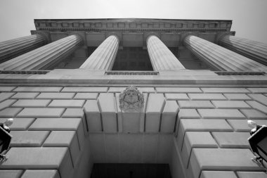 Imposing Government Building Washington DC clipart