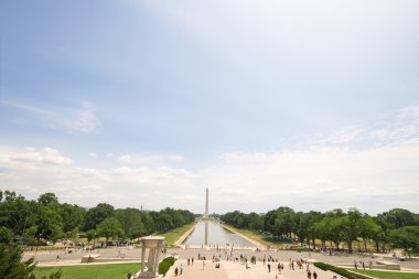 Reflecting Pool National Mall Washington Monument clipart