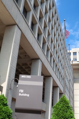 J. Edgar Hoover Building, FBI Headquarters, Washington DC clipart