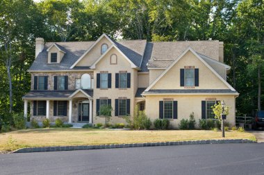 Newly Built Single Family Home in Suburban Philadelphia, Pennsyl clipart