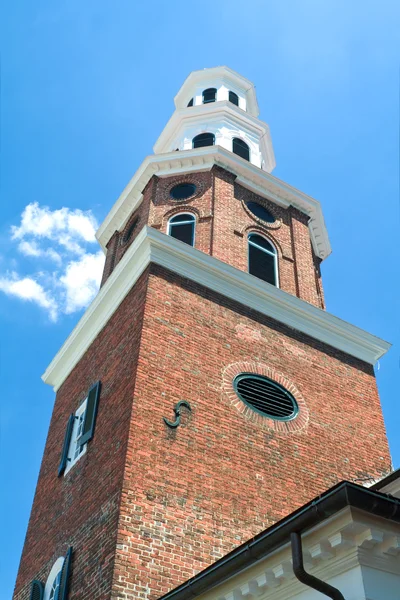 Christ Church Steeple, Cidade Velha Alexandria VA, Georgiano Estilo — Fotografia de Stock