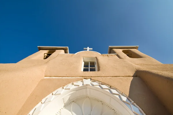 San Francisco de Asis Missão da Igreja Ranchos Taos Adobe — Fotografia de Stock