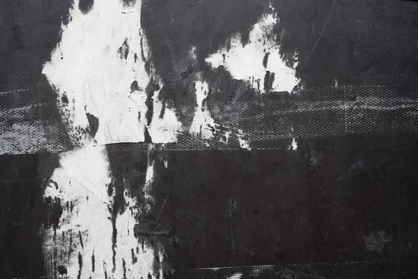 ΠΛΗΡΕΣ τοίχο, ξεφλούδισμα αποκόμματα χαρτοταινία λεκέδες — Φωτογραφία Αρχείου