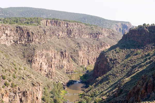 Rio Grande Flussschlucht, im Norden zentrales Neu-Mexiko — Stockfoto