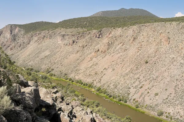 Rio Grande River Gorge New Mexico, United States — Stock Photo, Image