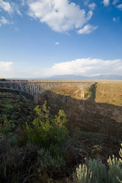 里奥格兰德峡谷桥陶斯新墨西哥美国 — 图库照片