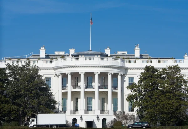 South Side White House Moving Van Washington — стоковое фото