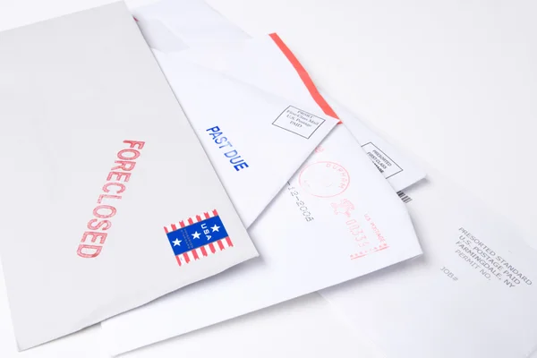 Σωρό mail σφραγίδα αποκλειστούν παρελθόν λόγω απομονωμένες — Φωτογραφία Αρχείου