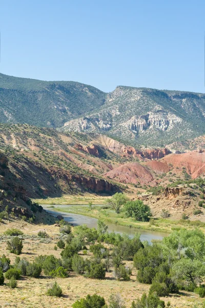 Rio Chama River Jemez Montagne Nuovo Messico Stati Uniti — Foto Stock