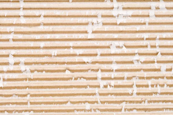 Full Frame Corrugated Cardboard Groove Ridge Lines — Stock Photo, Image