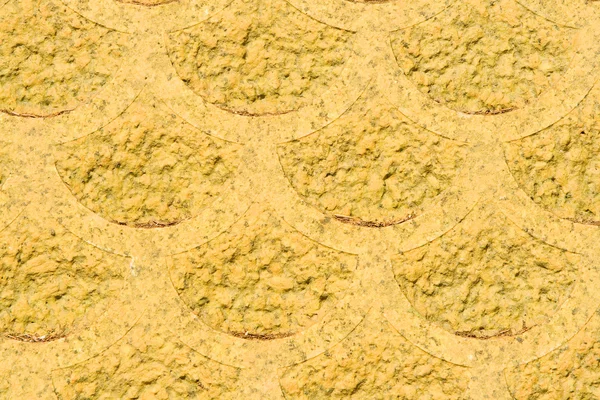 Vollrahmen grobe gelbe Jakobsmuschel Skala Design — Stockfoto