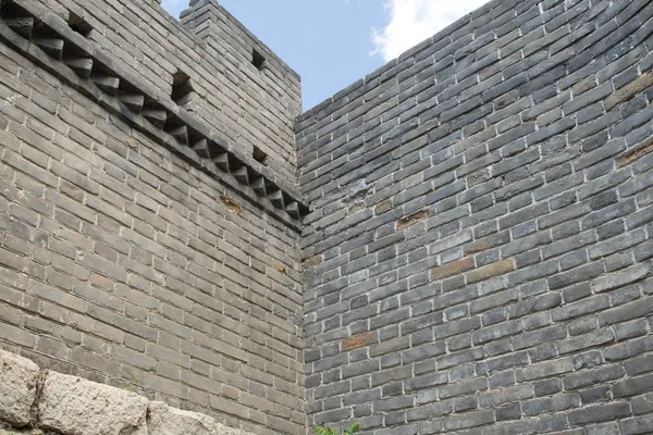 stock image Corner Mutianyu Great Wall, Near Beijing, China