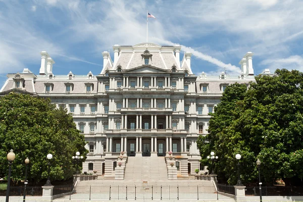 Украшенное здание старой исполнительной власти в Вашингтоне — стоковое фото