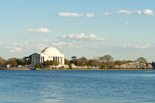 Bacino delle maree del Jefferson memorial washington, dc, usa — Foto Stock