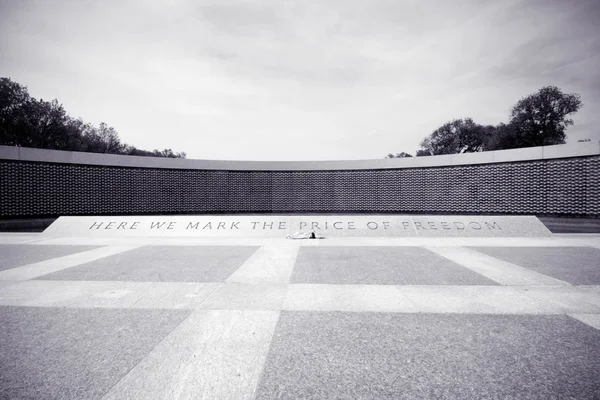 Stjärnan sätter andra världskriget memorial washington dc — Stockfoto