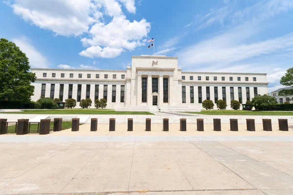 Edificio del Banco de la Reserva Federal Washington DC USA — Foto de Stock
