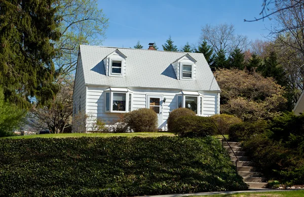 XXXL Clapboard Cape Cod Casa unifamiliar Suburban Maryland, U — Foto de Stock