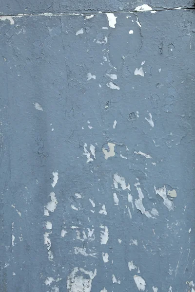 XXXL Gray Paint and Poster Paper Scraps Peeling Off Wall — Stock Photo, Image