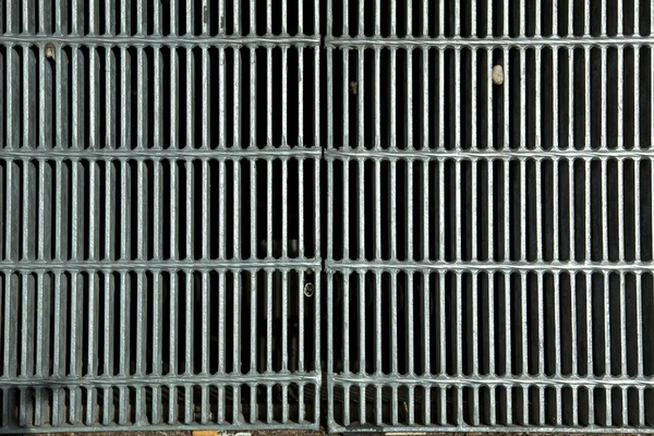 XXXL Full Frame Dirty Silver Metal Grate — Stock Photo, Image