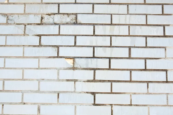 XXXL Full Frame Grungy Cracked Green Brick Wall — Stock Photo, Image