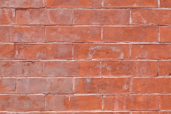 XXXL marco completo Grungy pared de ladrillo rojo —  Fotos de Stock