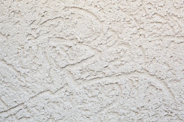 Full Frame Rough Beige Stucco Wall Close-Up — Stock Photo, Image