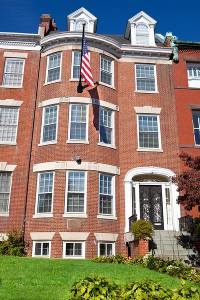 Casa adosada de ladrillo georgiano Row House Washington DC — Foto de Stock