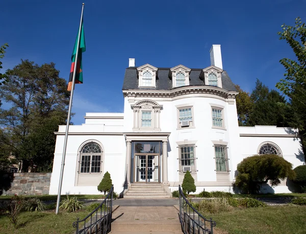 Embaixada Zâmbia Washington DC Segundo Império Estilo — Fotografia de Stock