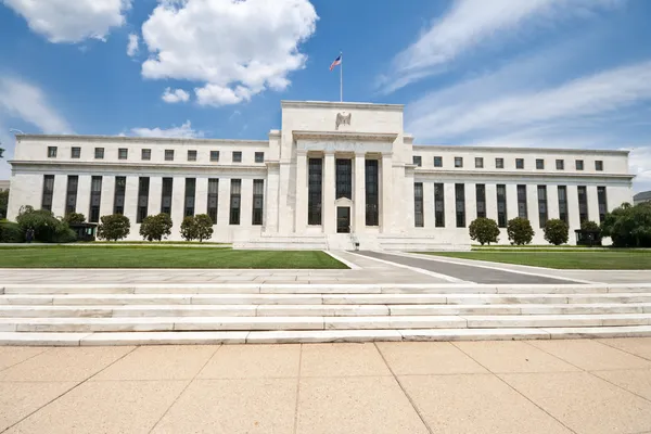 Edificio del Banco de la Reserva Federal Washington DC USA — Foto de Stock