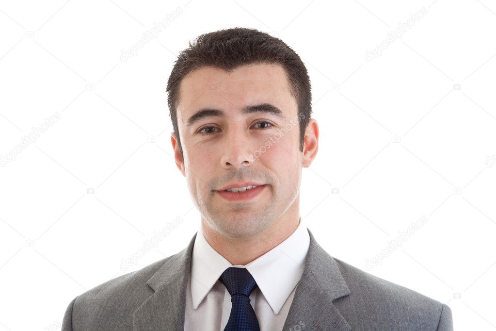 Smiling Hispanic Man Headshot