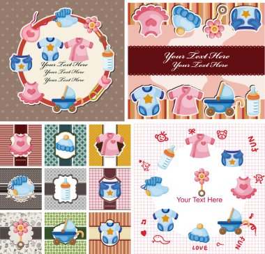 baby card clipart