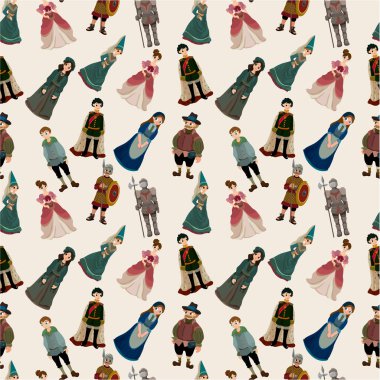seamless Medieval pattern clipart