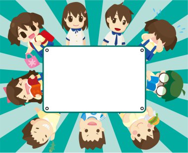 cartoon student card clipart