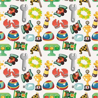 seamless f1 racing pattern clipart