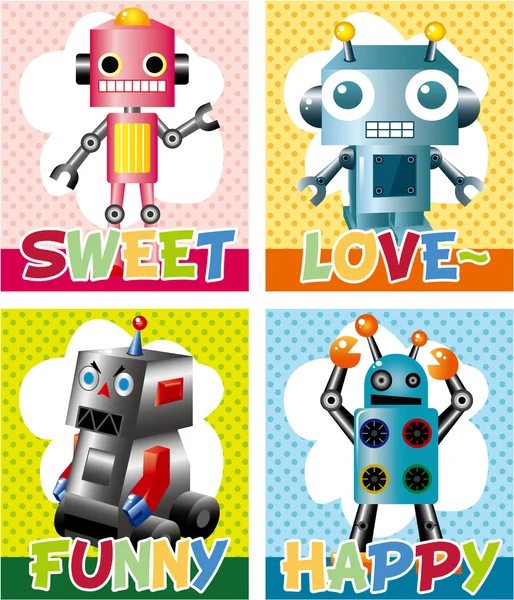 Ρομπότ κάρτα — Διανυσματικό Αρχείο