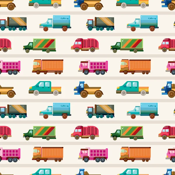 Modèle de camion sans couture — Image vectorielle