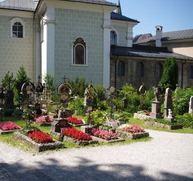Cemetery salzburg clipart