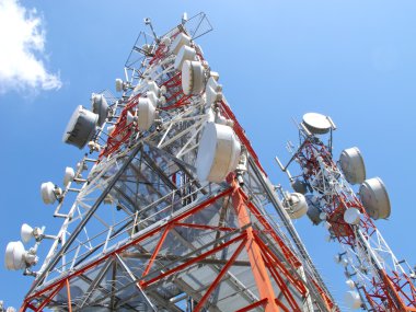 Telecomunication antenas clipart