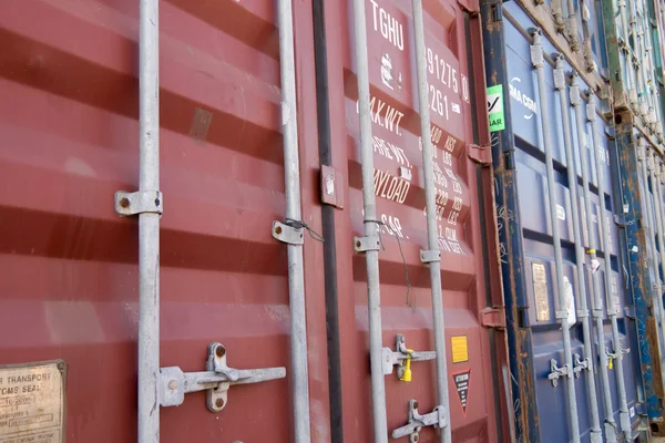 Стек контейнеров — стоковое фото