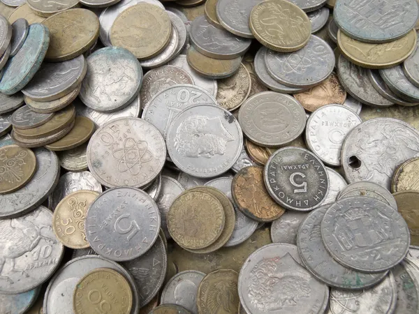 Monedas griegas de dracma — Foto de Stock