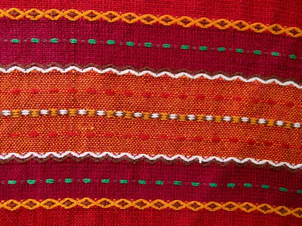 Nappe tricotée colorée — Photo
