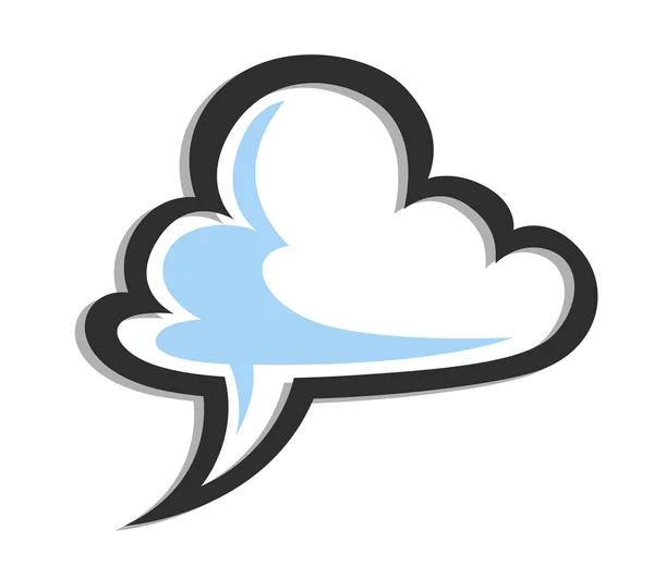 Message cloud — Stock Vector