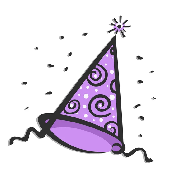 Chapeau d'anniversaire — Image vectorielle