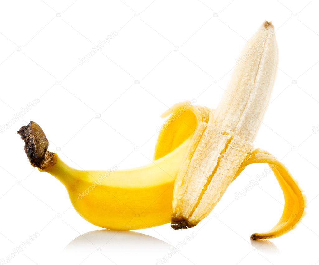 Ripe yellow banana