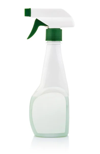 Plastikflasche mit Sprüher für Flüssigkeiten — Stockfoto