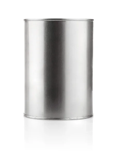 Tin can with paint — Stock Photo, Image