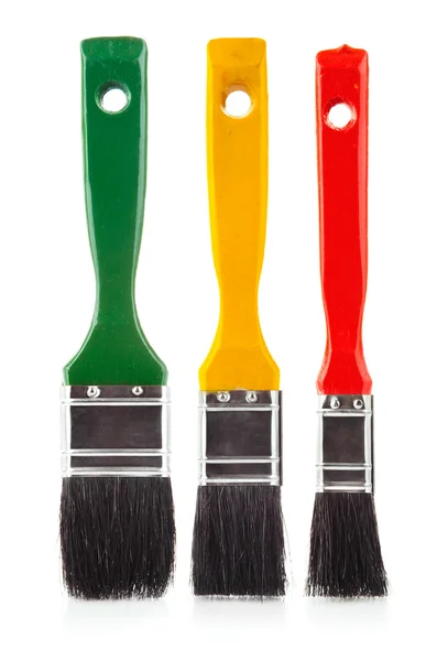 Paintbrush tools for painting colour set — Stock Photo, Image